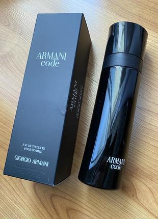 Чоловічі парфуми giorgio armani code pour homme (тестер) 125 ml.1 фото