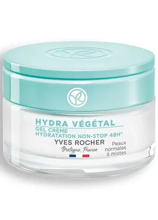 Гель-крем интенсивное увлажнение 48 часов  hydra vegetal yves rocher