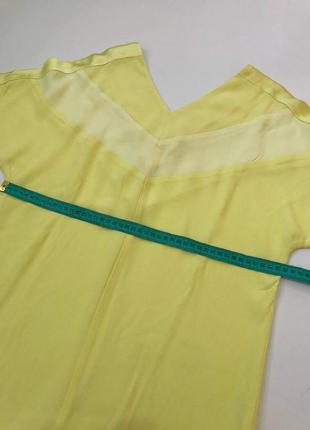 Пуловер escada sport желтый с коротким рукавом, размер 36, вискоза6 фото