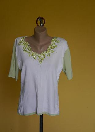 Кофта літня-блуза на 48-52 розмір claudia