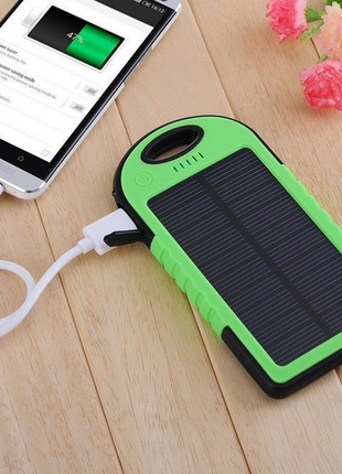 Портативний зарядний power bank solar 30000 mah на сонячній батареї | powerbank2 фото