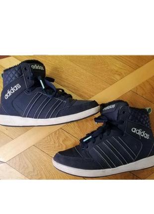 Демісезонні високі кеди adidas б/у1 фото