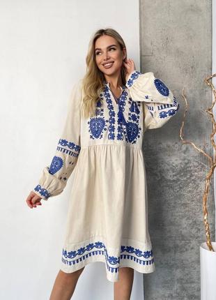 Етно сукня з вишивкою ❤️ сукня вишиванка ❤️ жіноча сукня у етно стилі