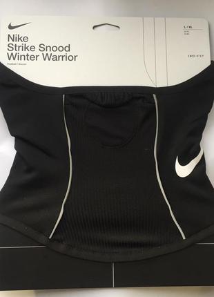 Термошарф бафф nike strike snood winter warrior dc9165-010 (розмір s-m, l-xl)5 фото