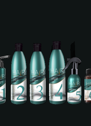 Комплекс против выпадения волос hair system vip - уход.