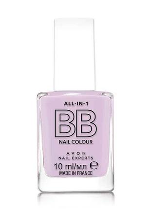 Комплексний догляд за нігтями все-в-1 avon bb nail colour