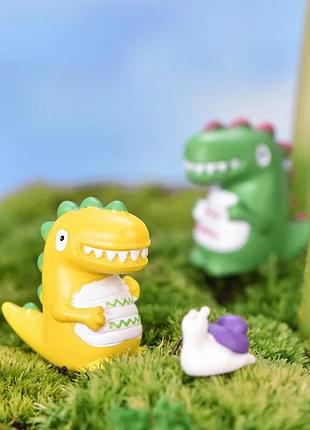 Милый динозавр из полимерной глины украшение🦕🦖