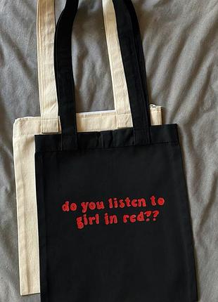 Шоппер на магните girl in red