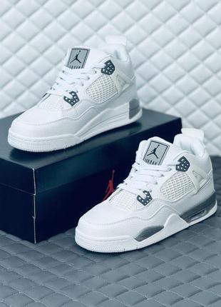 Кроссовки весенние nike jordan 4 retro кроссовки унисекс найк джордан ретро 4 кросовки джордан