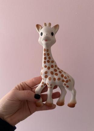 Игрушка прорезыватель жирафа софи new sophie la girafe1 фото