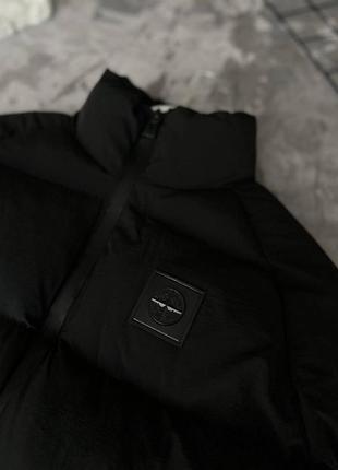 Мужская зимняя куртка stone island w black.5 фото