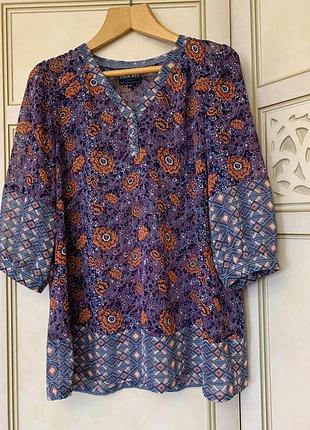 Шифонова блуза в бохо стилі