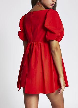 Платье -ромпер с объемными рукавами2 фото