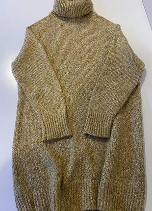 Стильный удлинённый свитер-платье торговой марки h&m3 фото