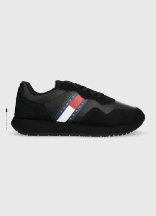 Шкіряні кросівки tommy jeans tjm modern runner