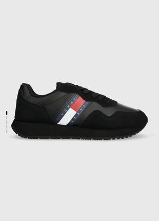 Кожаные кроссовки tommy jeans tjm modern runner5 фото