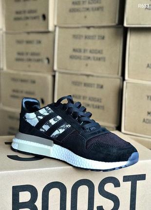 Кросівки adidas zx 500 rm black camo кросівки