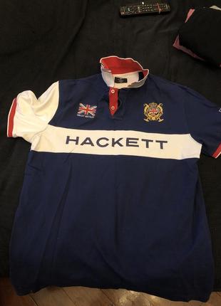 Hackett london рубашка-поло с коротким рукавом, l
