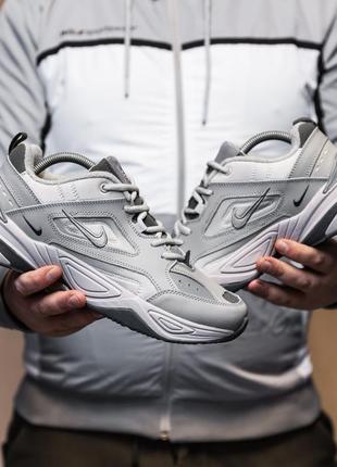 Мужские кроссовки серые nike m2k tekno5 фото