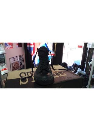 Кеды converse all star high black monochrome (m3310)4 фото