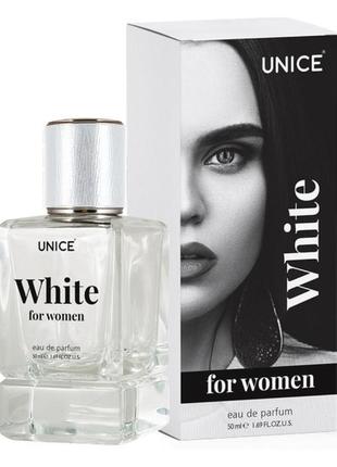 Парфюмированная вода для женщин unice white edp, 50 мл