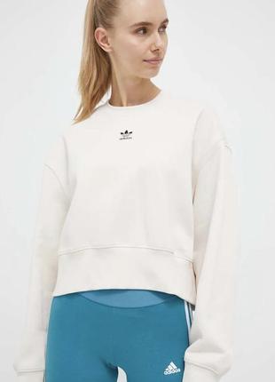 Кофта бежевая adidas originals женская1 фото