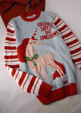 Дуууже цікавий коттоновий бавовняний светрик з ламою