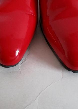 Лаковые красные туфли vero cudio3 фото