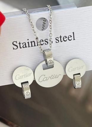 Підвіска в стилі cartier нержавіюча сталь stainless steel