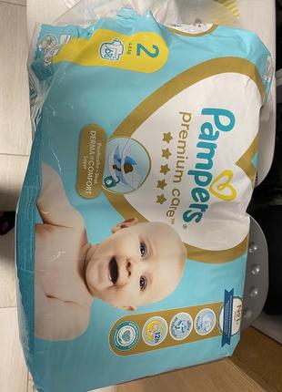 Подгузники pampers 2