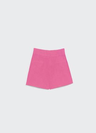 Розовые шорты из вискозы6 фото