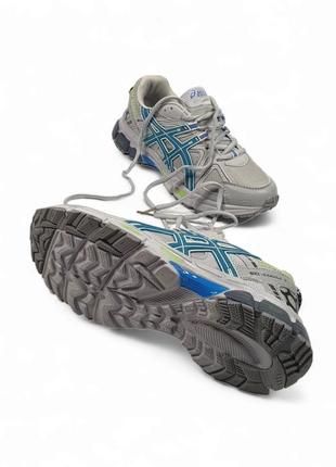 Asics gel - kahana 8 grey blue5 фото