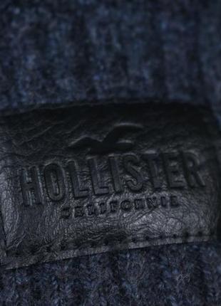 Hollister мужской кардиган темно синий зимний оверсайз размер m l3 фото