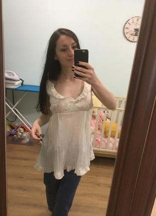 Нежнейшая маечка блуза для беременных1 фото