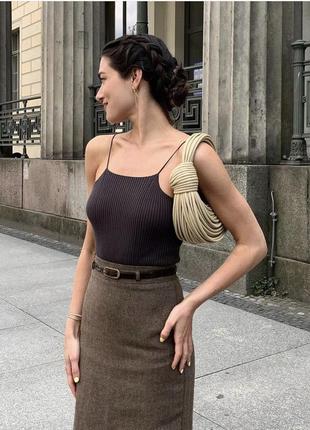 Шерстяная юбка cambio🤎