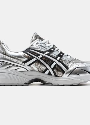 Мужские кроссовки серебристые в стиле asics gel-1090 x kiks