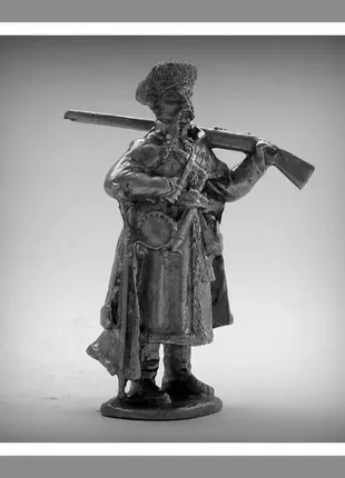 Іграшкові солдатики український козак 17 столiття 54 мм олов'янi солдатики мініатюри статуетки