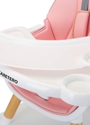 Стільчик для годування 2 в 1 caretero tuva pink9 фото