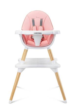 Стільчик для годування 2 в 1 caretero tuva pink3 фото