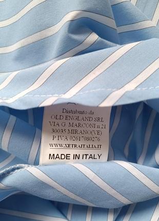 Сукня-сорочка в смужку, італія.10 фото
