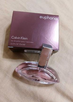 Calvin klein euphoria eau de parfum - парфюмированная вода для женщин с аккордами хурмы, граната и пачули, мини, 15 мл3 фото