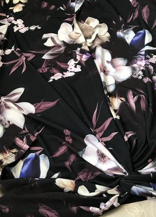 Красива блуза/кофта принт квіти3 фото