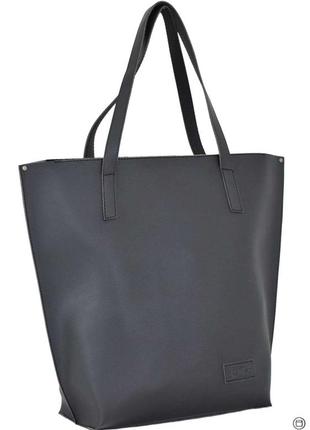 Жіноча сумка чорна екошкіра