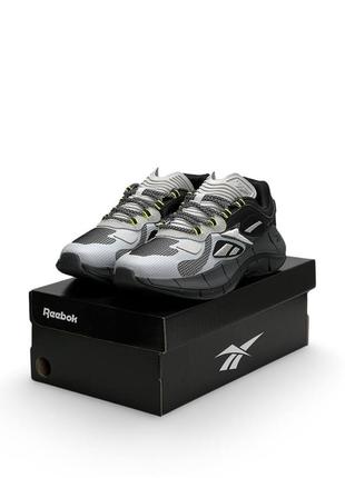 Мужские кроссовки reebok zig kinetica &lt;unk&gt; grey black1 фото