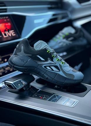 🔥мужские кроссовки reebok zig kinetica &lt;unk&gt; grey black