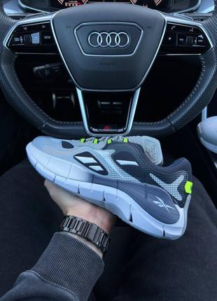 🔥мужские кроссовки reebok zig kinetica &lt;unk&gt; grey navy