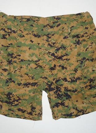 Шорты милитари helikon tex combat tactical usmc digital woodland marines mccuu  (l)