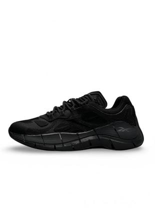 Мужские кроссовки черные в стиле reebok zig kinetica &lt;unk&gt; all black6 фото