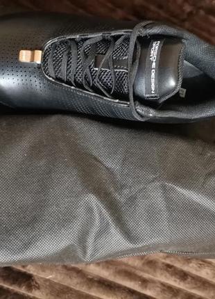 Кроссовки adidas porsche design iv р 5000 leather black grey. 40 - 41р7 фото