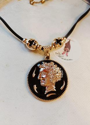 Цікаве кольє чокер кулон 6